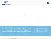 Tablet Screenshot of pieraesthetics.com